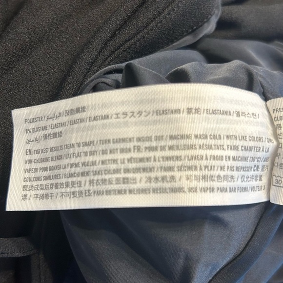 *NWT* Abercrombie & Fitch Ruched Front Cutout Asymmetrical Midi Dress, Size SP - Picture 14 of 14